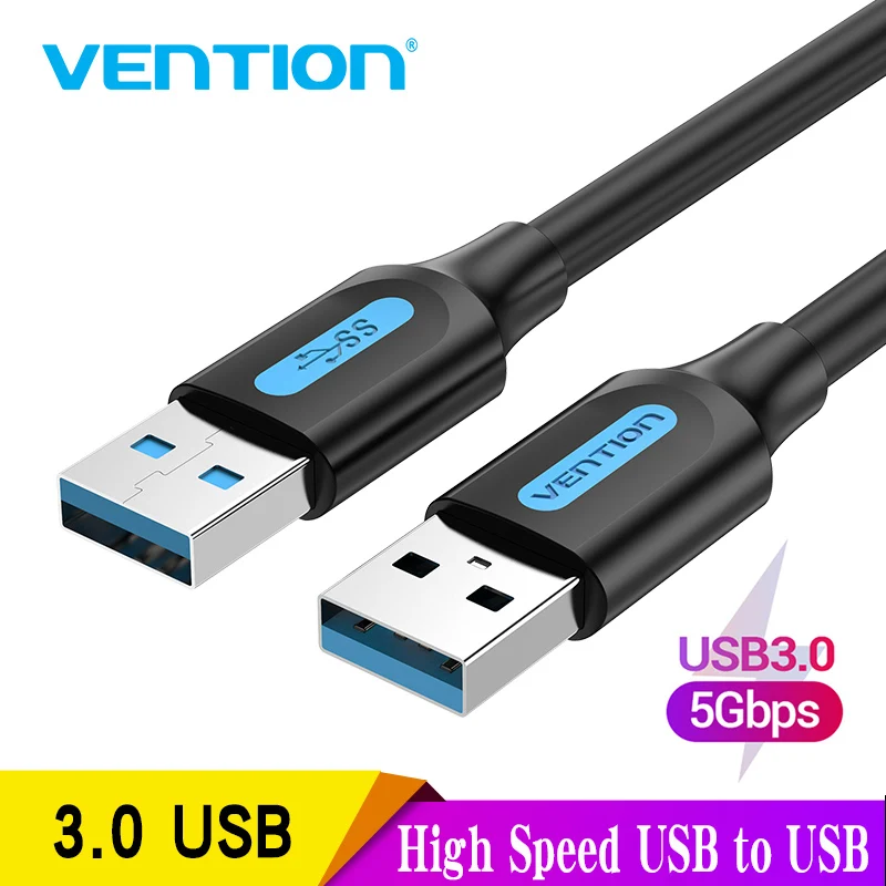Vention USB-Stecker auf Stecker-Verlängerungskabel 2.0 3.0 Hochgeschwindigkeits-Datenübertragung USB-Kabelverlängerung für Kühler, Autolautsprecher, HD Webcom Image