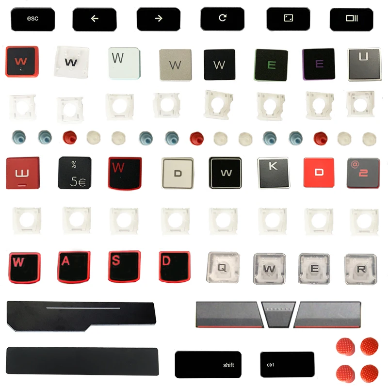 Tastatur-Laptop-Ersatzteile für ASUS ACER HP DELL IBM Lenovo Xiaomi HUAWEI Samsung MSI LG Apple HASEE SONY: Tastenkappen und Scharniere