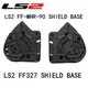 LS2 FF327 challenger helm shiled basis FF-MHR-90 VISIER BASIS