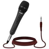 HYANKA Handheld Wired Microphone - Singing/Speaker/Smart TV Microphone with 16ft Cord Karaoke Machine Mic for Kids/Adults - Portable 1/4 Dynamic Microphone - XLR Mic