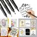 Ziloco Cute Pens On Clearance 4 Sizes Pen Hand Lettering Pens Brush Markers Drawing Art Marker 2.5Ml Colored Pencils For Kids Drawing Pencils Gel Pen Drawing Markers Ballpoint Pens Mechanical Pencils