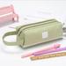 Large Pencil Case Durable Pen Pouch with Big Capacity Minimalist Portable Stationery Bag with Handle for Office Organizer Aesthetic Pencil Cases Items under 5 Dollars