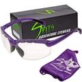 Spits Eyewear Top Or Bottom Bifocal Safety Glasses (Frame Color: Purple Magnifier: 2.50 TOP Clear)