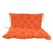 Swing Cushion Outdoor Bench Pad Seater Reliable Replacement Bench Cushions Porch Swing Chair Cushion Furniture Pad for Garden Lawn Patio Orange and L