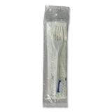 Three-Piece Utensil Set Fork/Napkin/Salt Packet White 500/Carton | Bundle of 5 Cartons