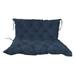Swing Cushion Outdoor Bench Pad Seater Reliable Replacement Bench Cushions Porch Swing Chair Cushion Furniture Pad for Garden Lawn Patio Navy Blue and L