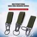 Tactical Molle Clip Buckle Keychain Holder Carabiners Hanger Buckle Hook for Outdoor Hiking Camping