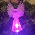 Solar Prince Lawn Light Angel Solar Lawn Light Outdoor Statue lamp Angel Garden Statue Outdoor Light Pile Blue Angels garden gifts for mom Solar Garden Stake decorative Lights