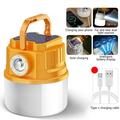 Camping Light Solar Flashlight Mobile Phone Charging USB Rechargeable LED Camping Light Foldable Portable Suitable