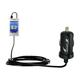 Gomadic Intelligent Compact Car / Auto DC Charger suitable for the Sony Ericsson Xperia X8 / X8A - 2A / 10W power at half the size. Uses Gomadic TipEx