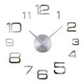 Punch-Free Wall Clock - Large Numbers - 3D Effect - Easy Installation - Battery Operated - Unframed Wall Sticker Clock - Home Decor