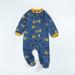Shldybc Newborn Baby Boys Girls Footed Pajamas Sleeper Cotton One-piece Zip Front Romper Jumpsuit Pajamas Baby Pajamas on Clearance( 6-9 Months Blue )