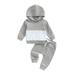 Nituyy Baby Boy Winter Clothes Long Sleeve Hoodie Sweatshirt Top Drawstring Pants Sweatsuit Little Boy Outfit