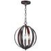 Provident 3-Light 12" Wide Oil Rubbed Bronze Pendant Light