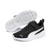 Sneaker PUMA "ANZARUN LITE AC+ PS", Kinder, Gr. 34, schwarz-weiß (puma schwarz, puma weiß), Textil, unifarben, sportlich, Schuhe