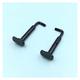 Violin Accessories Parts 10 Set Black 4/4 Violin Chin Rest Clamps Screw Violin Accessories