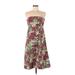 Gap Casual Dress: Ivory Print Dresses - Women's Size 8