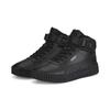 Sneaker PUMA "Carina 2.0 Mid Winter Sneakers Damen", Gr. 38.5, schwarz (schwarz schwarz shadow gray), Obermaterial: Leder; Futter: Synthetik; Innensohle: Textil; Laufsohle: Gummi, Schuhe