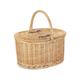 Buff Oval Picnic Basket