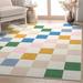84 x 60 x 0.01 in Area Rug - Well Woven Apollo Geometric Blocks Multi Color Rug Polyester | 84 H x 60 W x 0.01 D in | Wayfair W-KD-21A-5