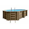 Piscina fuori terra in legno Grenade 2 Gre 436x336x117 cm Kit Pro