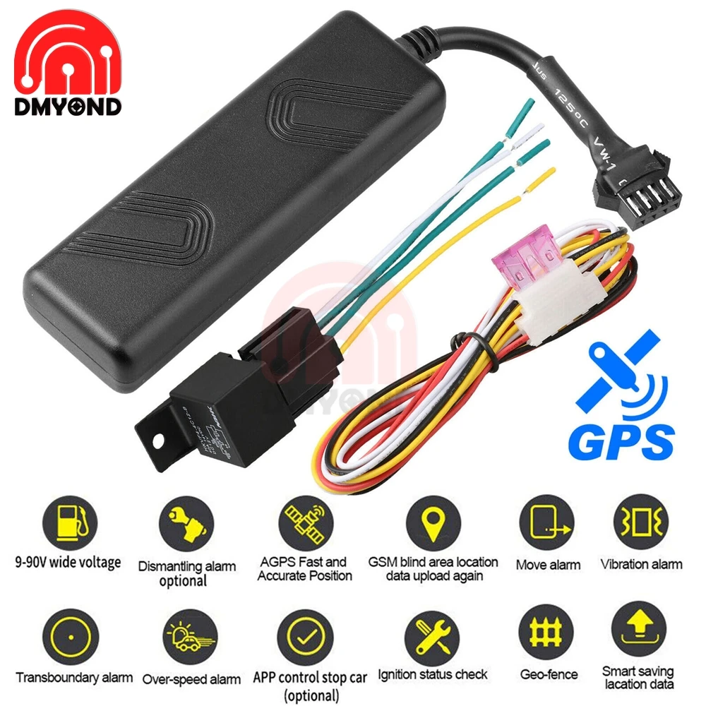 1 Set Mini GPS Tracker Fahrzeug Tracking Gerät Auto Motorrad GSM Locator Integrierte gsm/gps Antenne LK720 Auto GPS Tracker + Relais Image