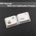 PBT Tastenkappen MAC Commond Und Option Schlüssel Dye-Sublimation Kirsche MX Key Caps Für MX