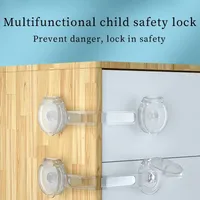 5PCS Kind Sicherheit Lock Baby Schublade Schloss Baby Sicherheit Hause Kind Schutz Schrank