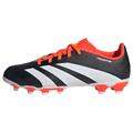 adidas Kinder Fußballschuhe Predator League L MG J, Core Black FTWR White Solar Red, 35 EU