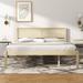 Lark Manor™ Argusta Bed Wood in Gray/White/Brown | 36 H x 57 W x 79.5 D in | Wayfair 448FA9B8DDB94BB0B0907619BE9E3A89