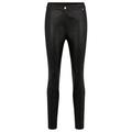 BOSS Damen C Talega Slim-Fit Hose aus Kunstleder mit hohem Bund Schwarz 44