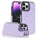 K-Lion Compatible with iPhone 12 Pro Max Wallet Case Luxury Magnetic RFID Blocking Material Flip Folio Leather Shockproof Card Slots Case Cover With Stand Function purple