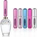 Perfume Travel Refillable-Perfume Atomizer Bottle Portable Travel Size Scent Pump Case Mini Travel Perfume Spray Bottles for Outdoor and Traveling 5MLï¼ˆTravel Essentials 5 packï¼‰