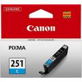 Canon CLI-251C Original Ink Cartridge - Inkjet - Cyan - 1 Each | Bundle of 2 Each