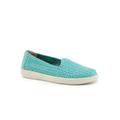 Women's Adelina Flat by Trotters in Aqua Blue (Size 8 M)