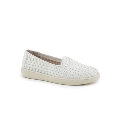Women's Adelina Flat by Trotters in White (Size 7 1/2 M)
