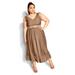 Avalina Maxi Dress - mocha