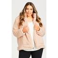 Sketchers Cozy Fleece Reversible Jacket - pink