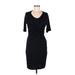 H&M Casual Dress - Sheath: Black Dresses - Women's Size Medium