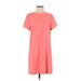 FELICITY & COCO Casual Dress - Shift: Pink Solid Dresses - Women's Size X-Small