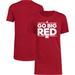 Youth adidas Scarlet Nebraska Huskers Slogan Dazzler T-Shirt