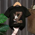 90s Casual Tshirt Minnie Mouse Children Baby T-shirt Kawaii Disney T Shirt Anime Cartoons Clothes