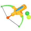 Outdoor Sports Table Tennis Gun Plastic Ball Slingshot Game Random Color Shooting Toy Arrow Style