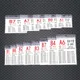 10pcs Waterproof Vertical/horizon Transparent PVC Plastic Work Zipper Badges ID Card Holder Pocket