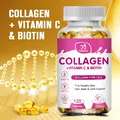 Biotin Vitamins With Collagen Capsule Whitening Skin Care Anti Aging Vitamins C Hair Growth