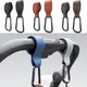 1/2pcs PU Leather Baby Bag Stroller Hook Pram Rotate 360 Degree Rotatable Cart Organizer Pram Hook