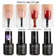 ROSALIND Gel Nail Polish Top Base Coat Long Lasting Reinforce 7ml Transparent Manicure UV Primer Gel