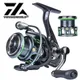 VWVIVIDWORLD Double Arm and Spool Fishing Reel Alloy Spool Metal Arm Alloy Gear Steel