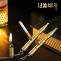 Creative Personality Kerosene Lighter Two-in-one Multi-function Trolley Filter Pipe Lighter Men's