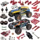 WLtoys RC Car Truck Red All Metal Upgrade Parts Wheel Seat Tire Shock Absorbers Arm Chassis